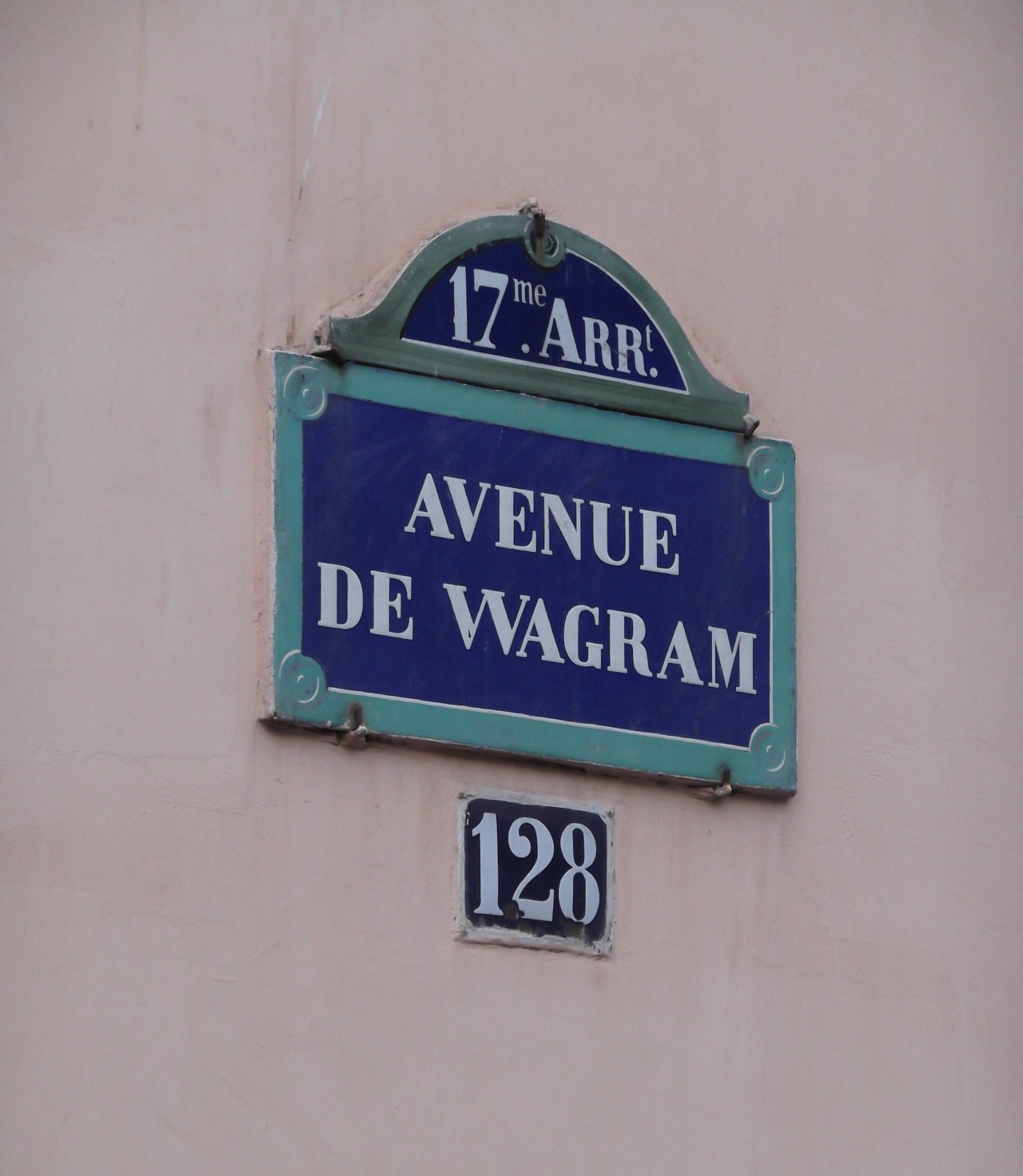 Letters: Paris Street Signs.
